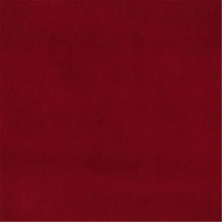 Designer Fabrics 54 in. Wide - Red Authentic Cotton Velvet Upholstery Fabric K0000B